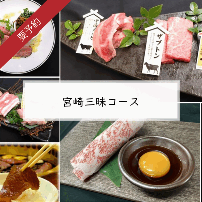 （要予約）宮崎三昧コース