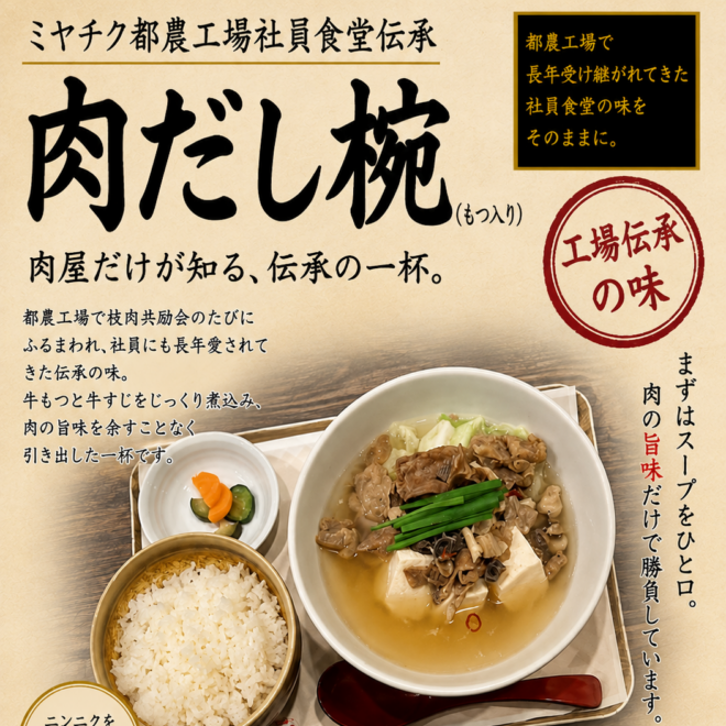 肉だし椀